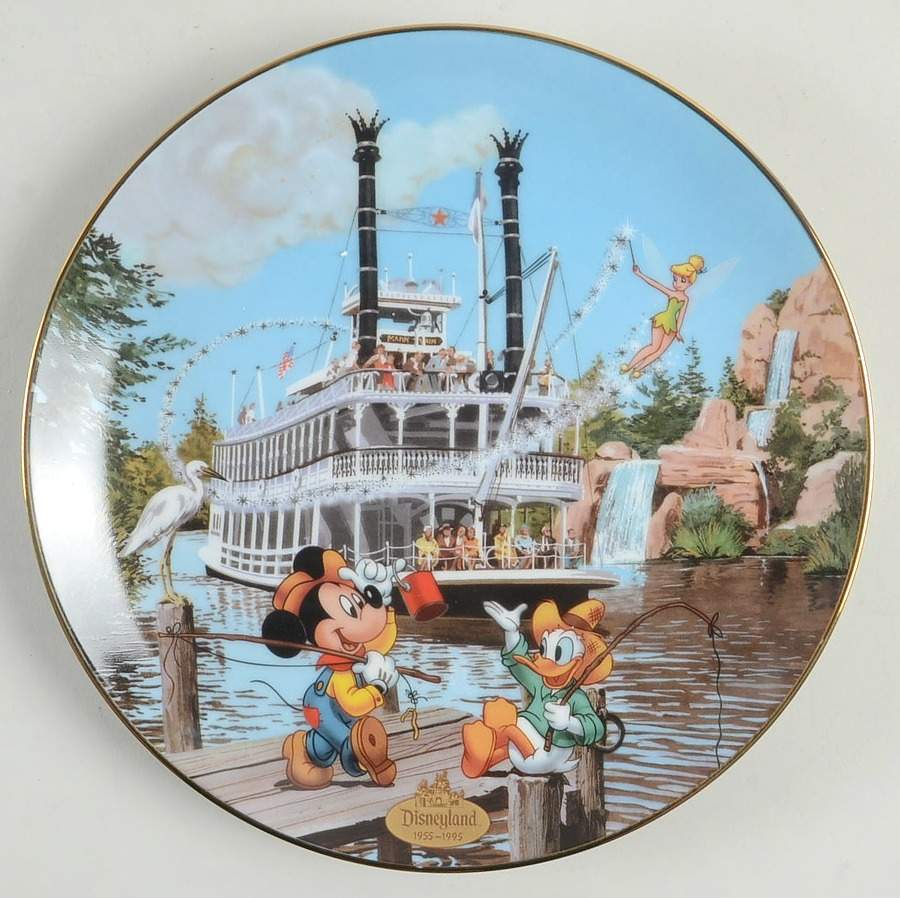 Disneylands 40th Anniversary Mark Twain Riverboat - No Box by Bradford Exchange-1