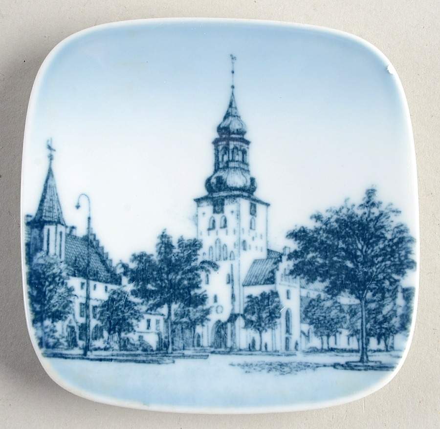 Bing & Grondahl Giftware Plaquette-Budolfi K Aalborg - No Box by Bing & Grondahl-1