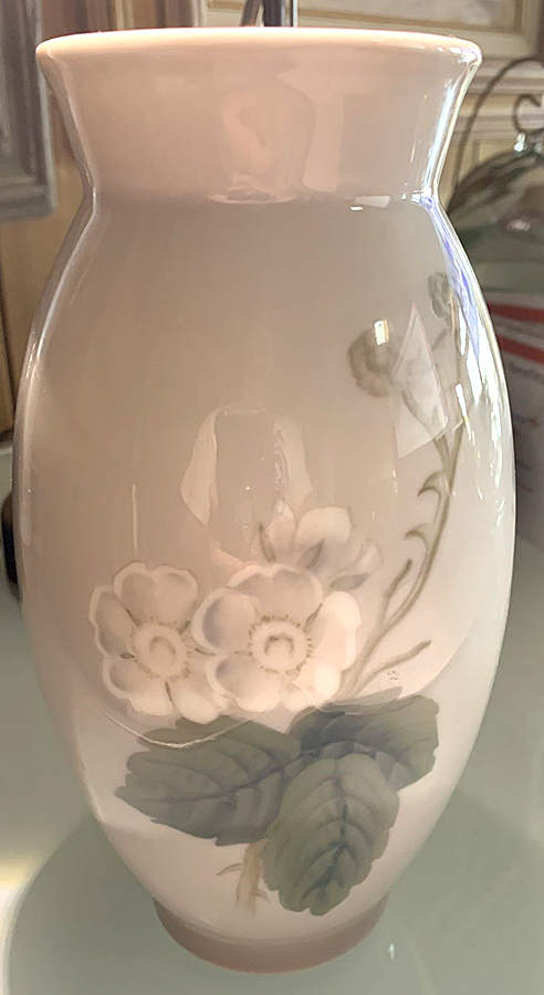 Bing & Grondahl Vase White Floral Vase - No Box by Bing & Grondahl-1