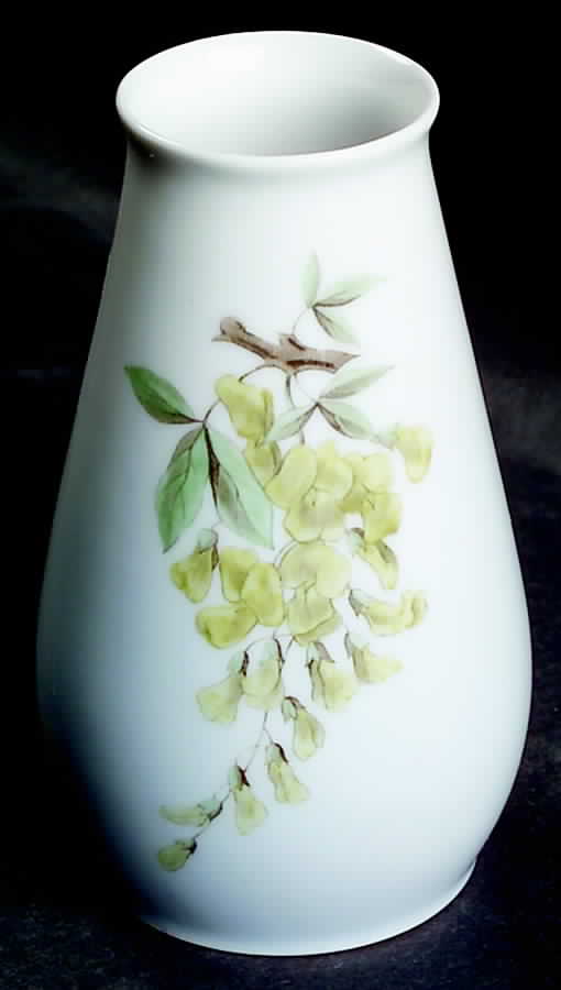 Bing & Grondahl Vase Yellow Floral Vase - No Box by Bing & Grondahl-1