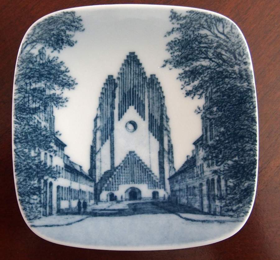 Bing & Grondahl Giftware Plaquette-Grundtvigskirken - No Box by Bing & Grondahl-1