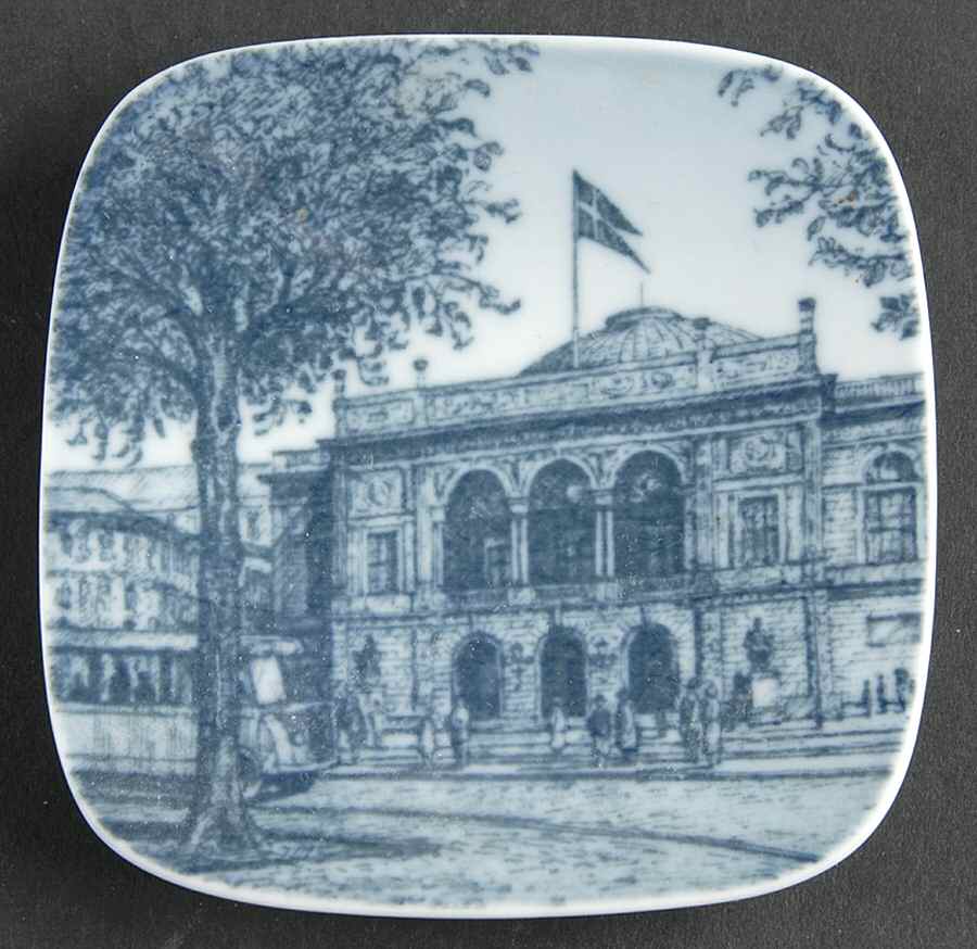 Bing & Grondahl Giftware Plaquette-Det Kgl Teater - No Box by Bing & Grondahl-1
