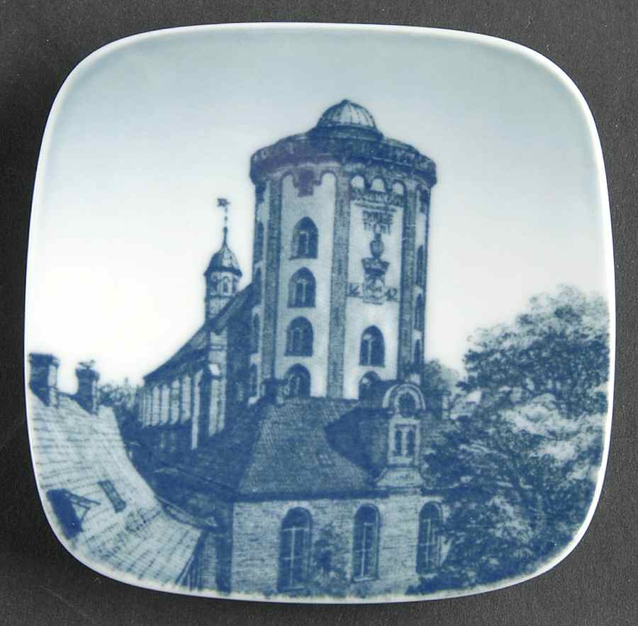 Bing & Grondahl Giftware Plaquette-Round Tower - No Box by Bing & Grondahl-1