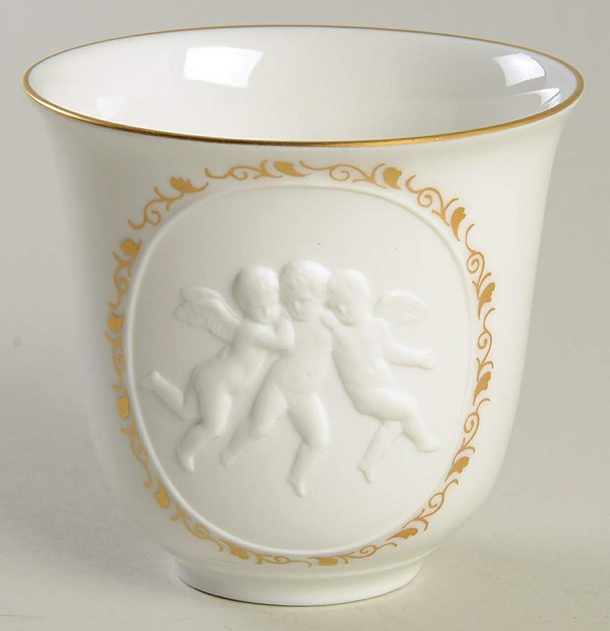 Bing & Grondahl Giftware Embossed Cherubs Cup And Saucer - No Box by Bing & Grondahl-1