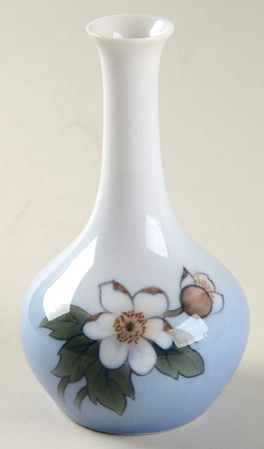 Bing & Grondahl Vase Dogwood Floral Bud Vase - No Box by Bing & Grondahl-1