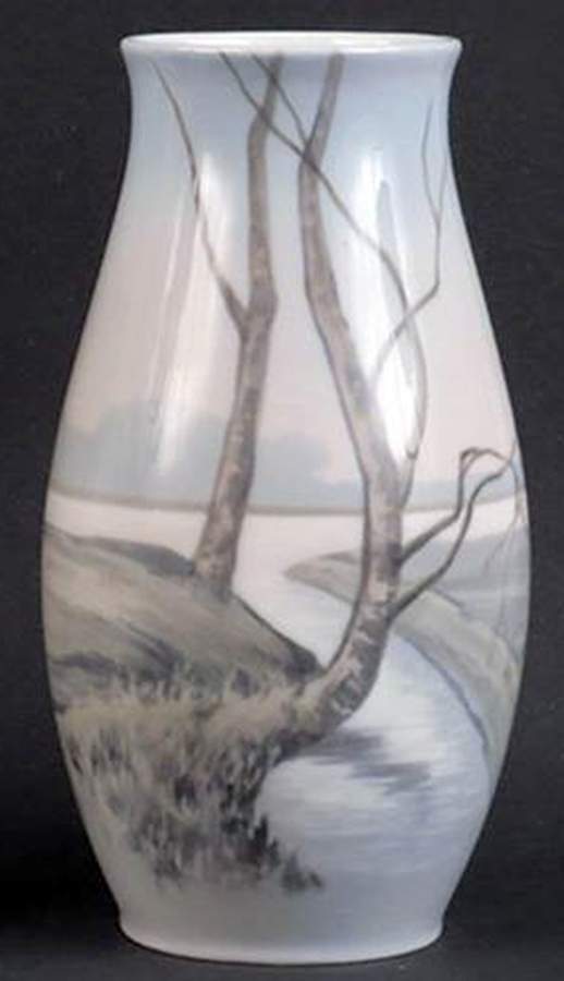 Bing & Grondahl Vase Winter Scene Vase - No Box by Bing & Grondahl-1