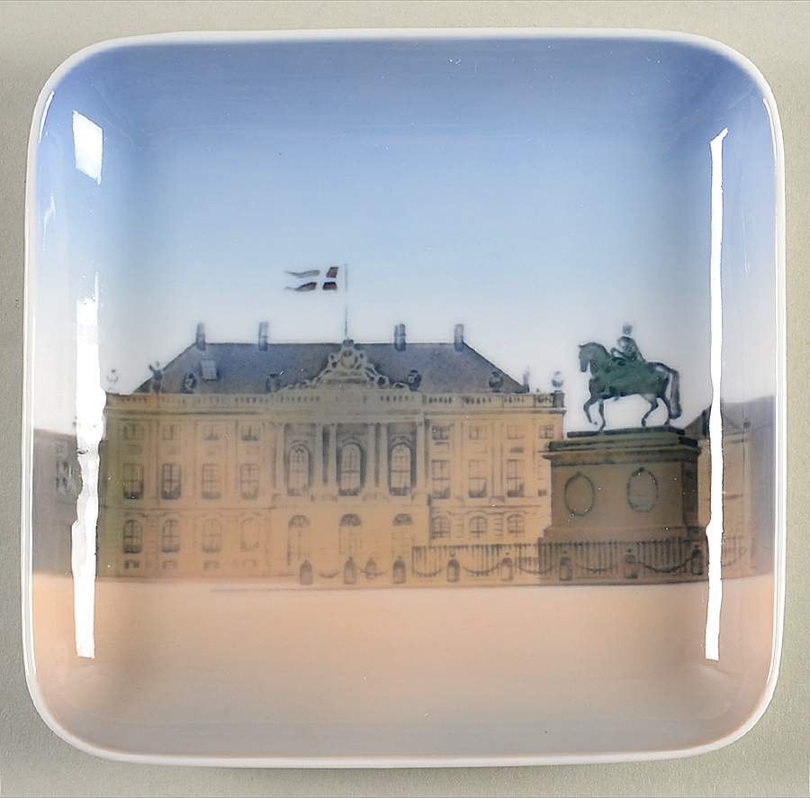 Bing & Grondahl Giftware Amalienborg-Square Tray - No Box by Bing & Grondahl-1