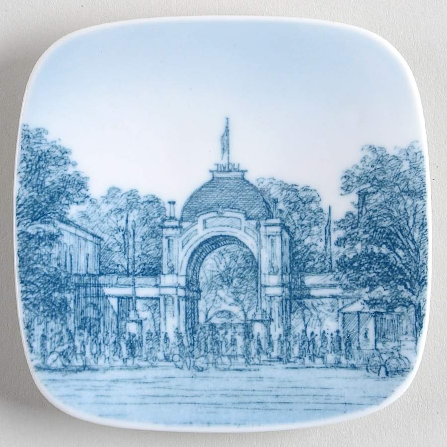Bing & Grondahl Giftware Plaquette-Tivoli - No Box by Bing & Grondahl-1