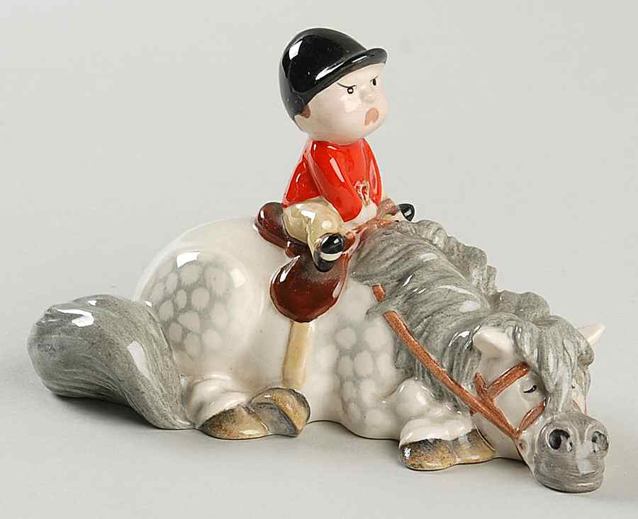 Thelwell Kick Start-Var. 1 - No Box by Beswick-1