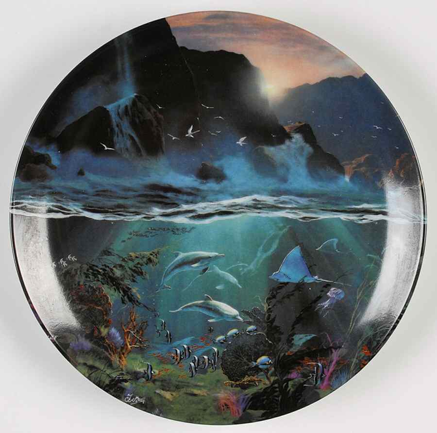 World Beneath The Waves Sea Of Light - No Box by Bradford Exchange-1