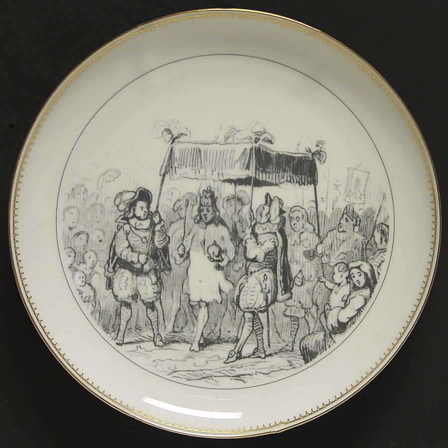 Hans Christian Andersen Plate The Emperor's New Clothes - Boxed by Bing & Grondahl-1