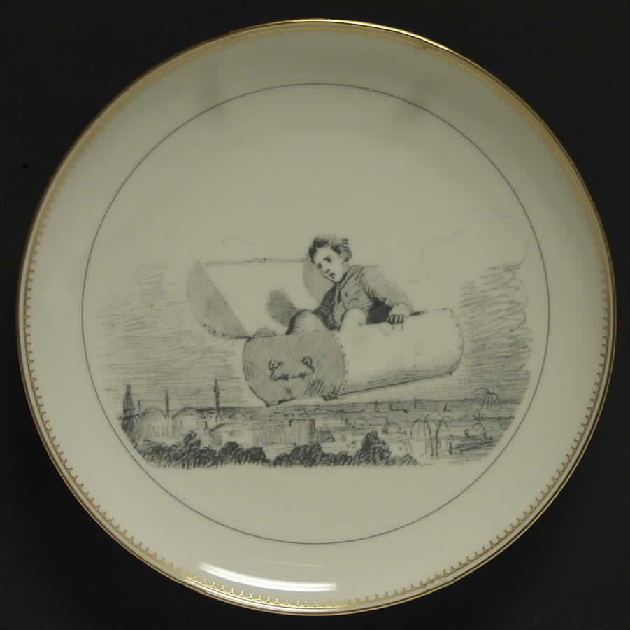 Hans Christian Andersen Plate Flying Trunk - No Box by Bing & Grondahl-1