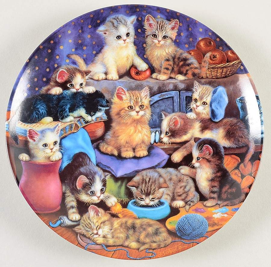 Litter Rascals Frisky Business - No Box by Bradford Exchange-1