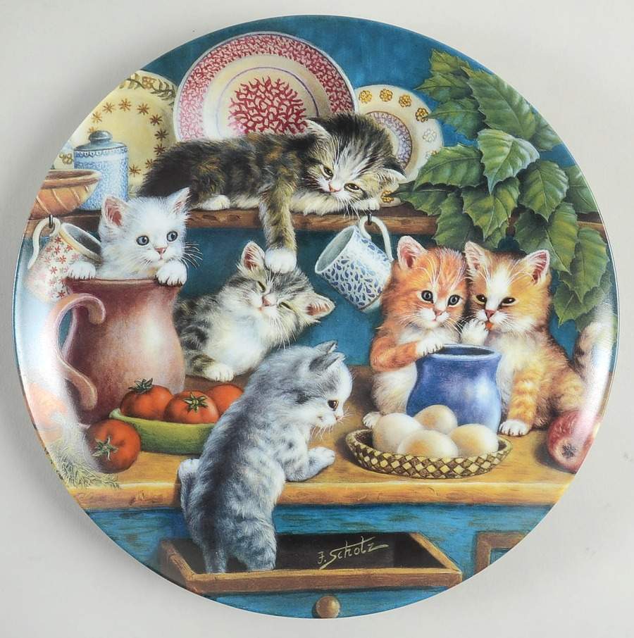 Litter Rascals Kitchen Capers - No Box by Bradford Exchange-1