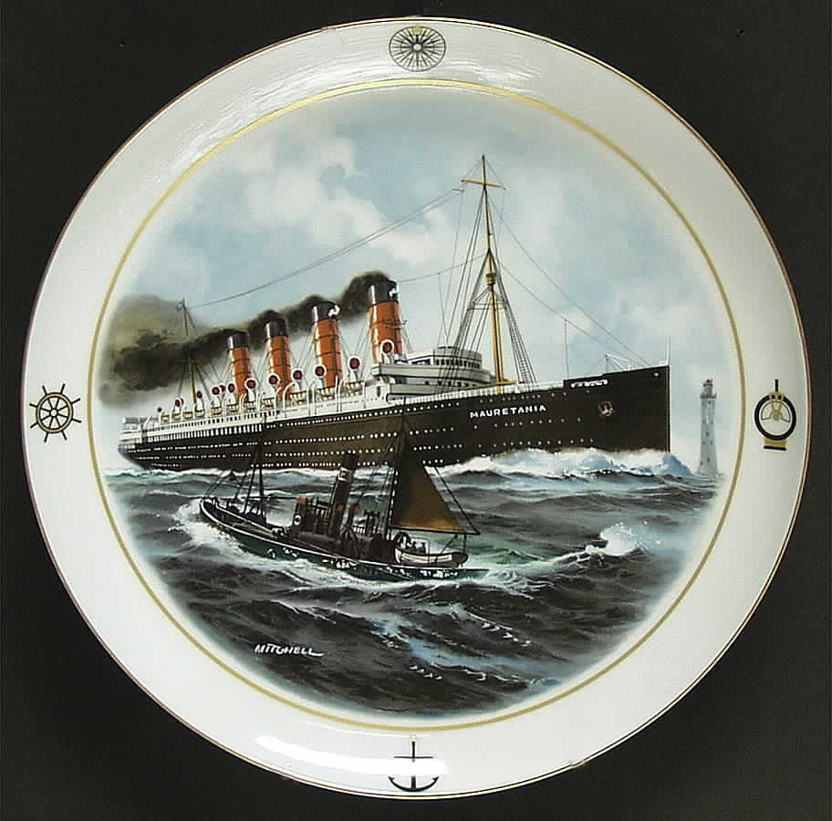 Atlantic Liners Rms Mauritania(1) England - Boxed by Bing & Grondahl-1