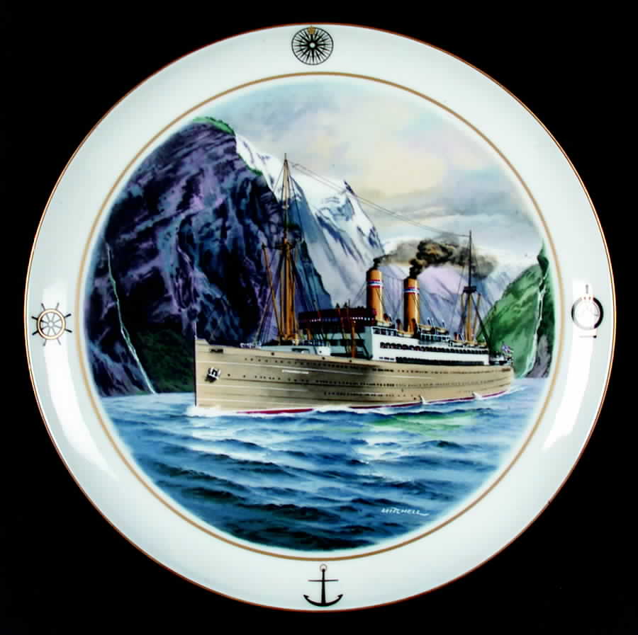 Atlantic Liners Ss Stavangerford,Norway - No Box by Bing & Grondahl-1