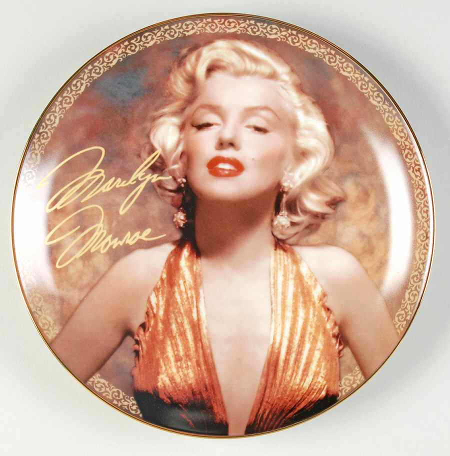 Love, Marilyn Golden Glow - No Box by Bradford Exchange-1
