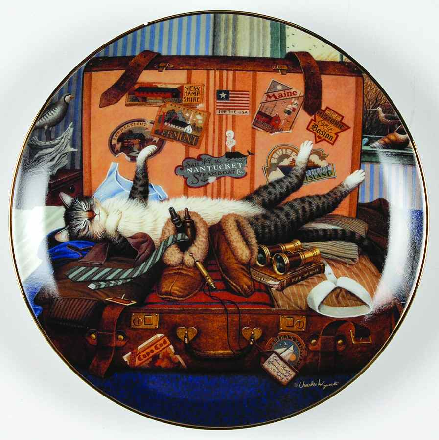 Purr-Fect Places Mabel The Stowaway - No Box by Bradford Exchange-1