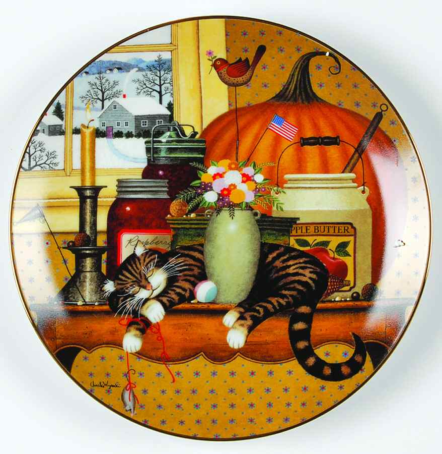Purr-Fect Places Herkymer In Hibernation - No Box by Bradford Exchange-1