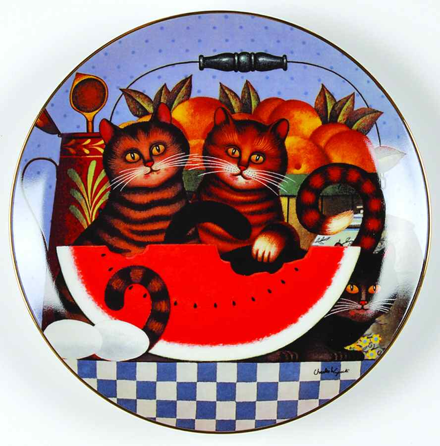 Purr-Fect Places Kittys Treat - No Box by Bradford Exchange-1