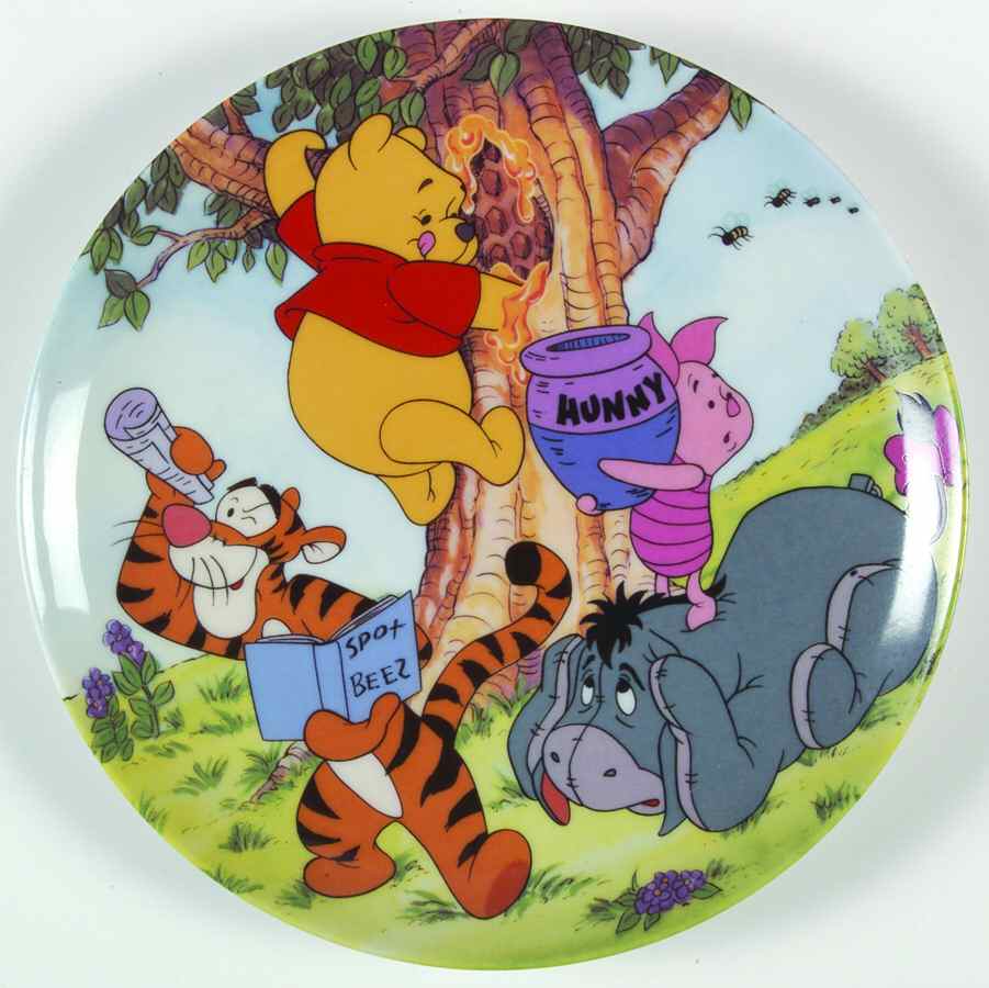Fun In 100 Acre Woods A Sticky Situation - No Box by Bradford Exchange-1