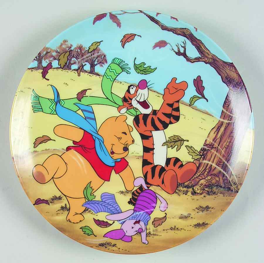 Fun In 100 Acre Woods A Blustery Day Is Best With Friends - No Box by Bradford Exchange-1