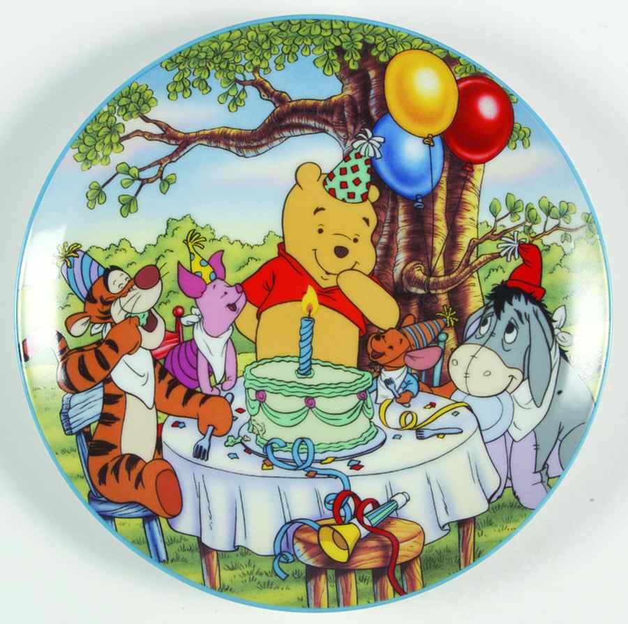 Winnie The Pooh : A Honey of A Friend Great Day For Celebration - No Box by Bradford Exchange-1
