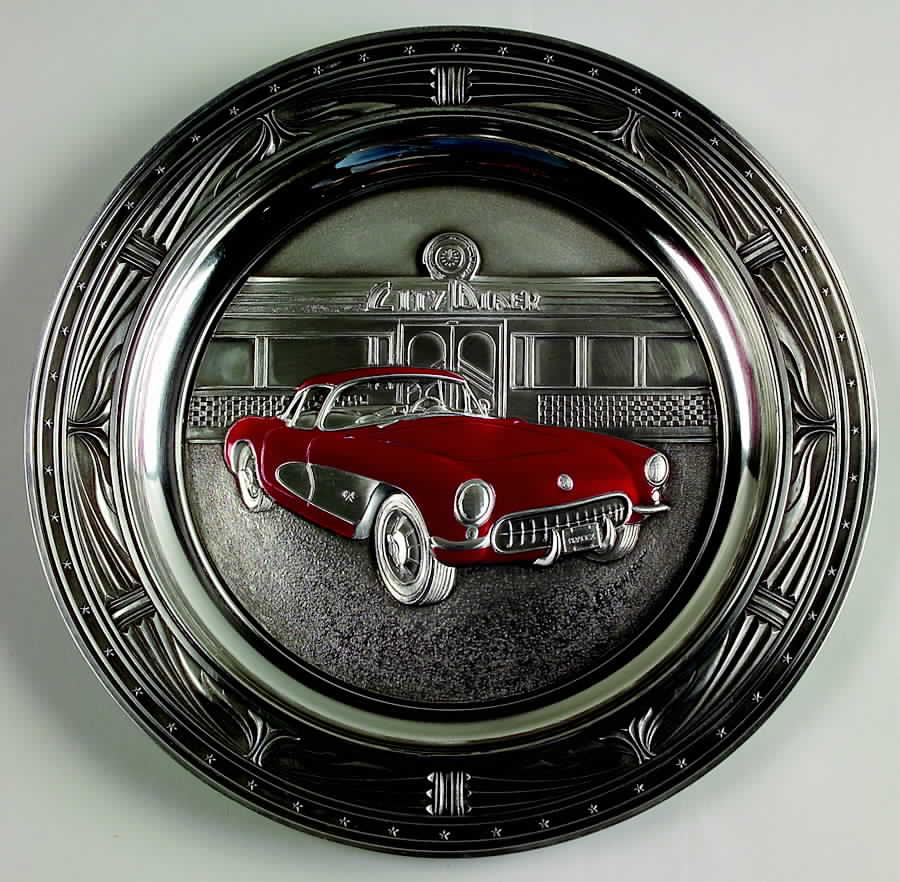 Americas Favorite Classic Cars 1957 Corvette - No Box by Bradford Exchange-1