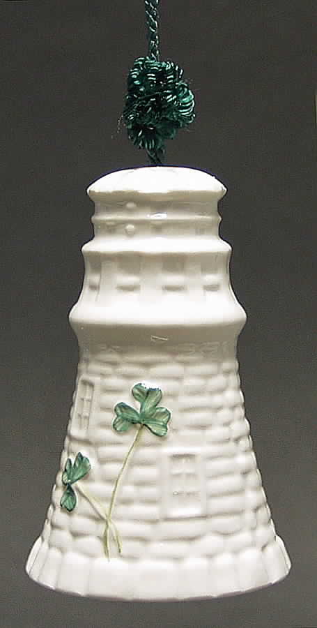Lighthouse Bell Ornament Fastnet Lighthouse - Boxed by Belleek Pottery (Ireland)-1