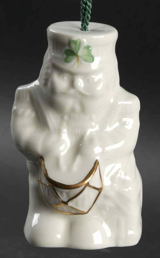 Nutcracker Bell Ornament Nutcracker With Drum - No Box by Belleek Pottery (Ireland)-1