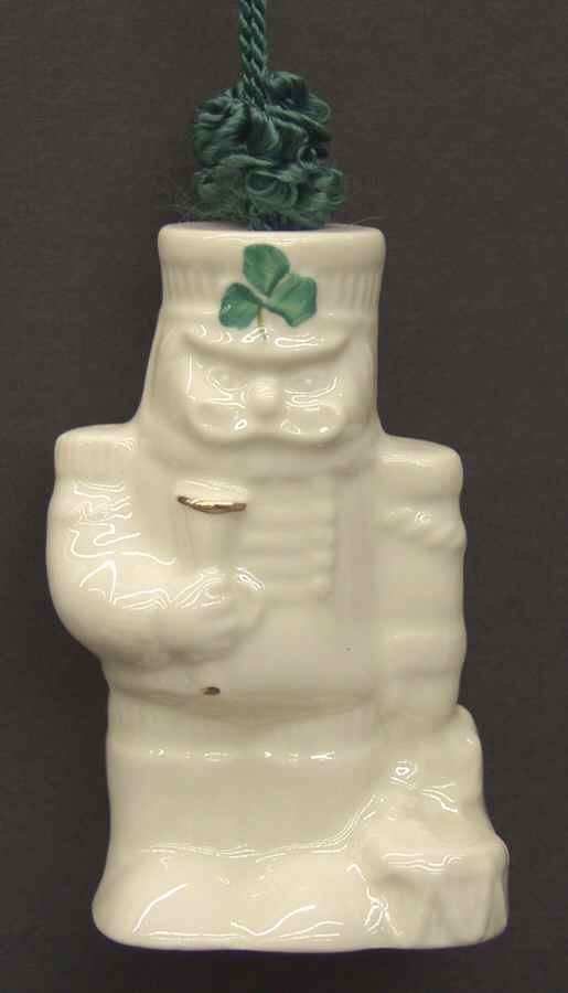 Nutcracker Bell Ornament Nutcracker With Horn - With Box by Belleek Pottery (Ireland)-1