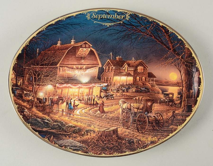 Seasons to Remember September-Harvest Moon Ball - No Box by Bradford Exchange-1