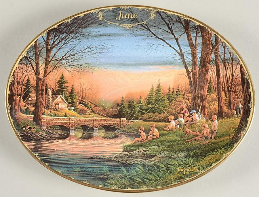 Seasons to Remember June-Afternoon Glow - No Box by Bradford Exchange-1