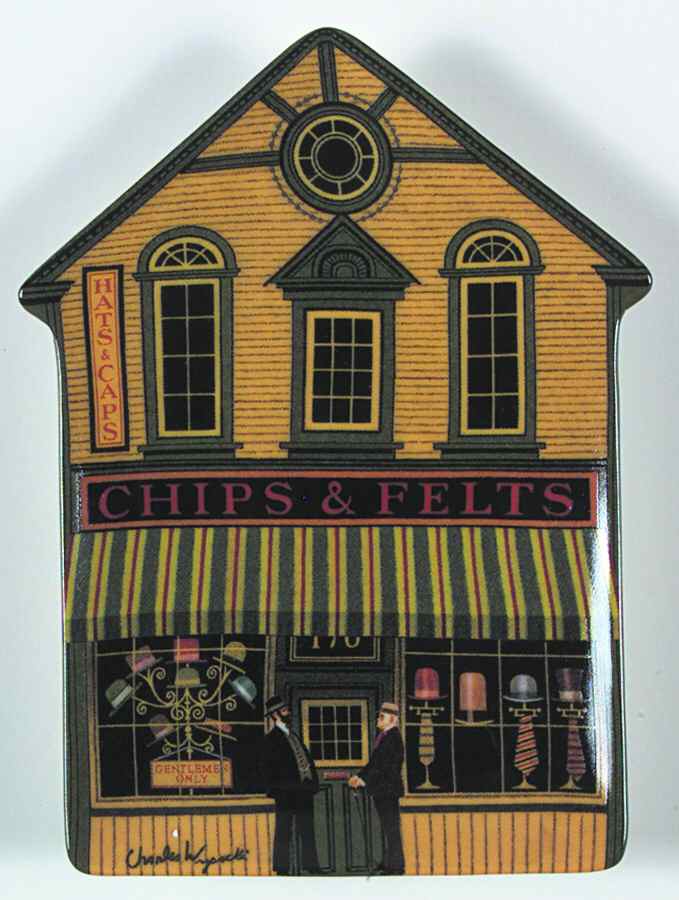 Wysocki Folktown Chips And Felts - No Box by Bradford Exchange-1