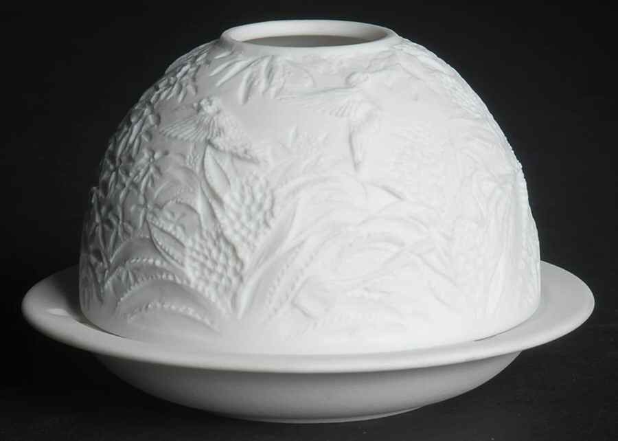 Bernardaud Lithophane Candle Votive The Hummingbirds - No Box by Bernardaud-1