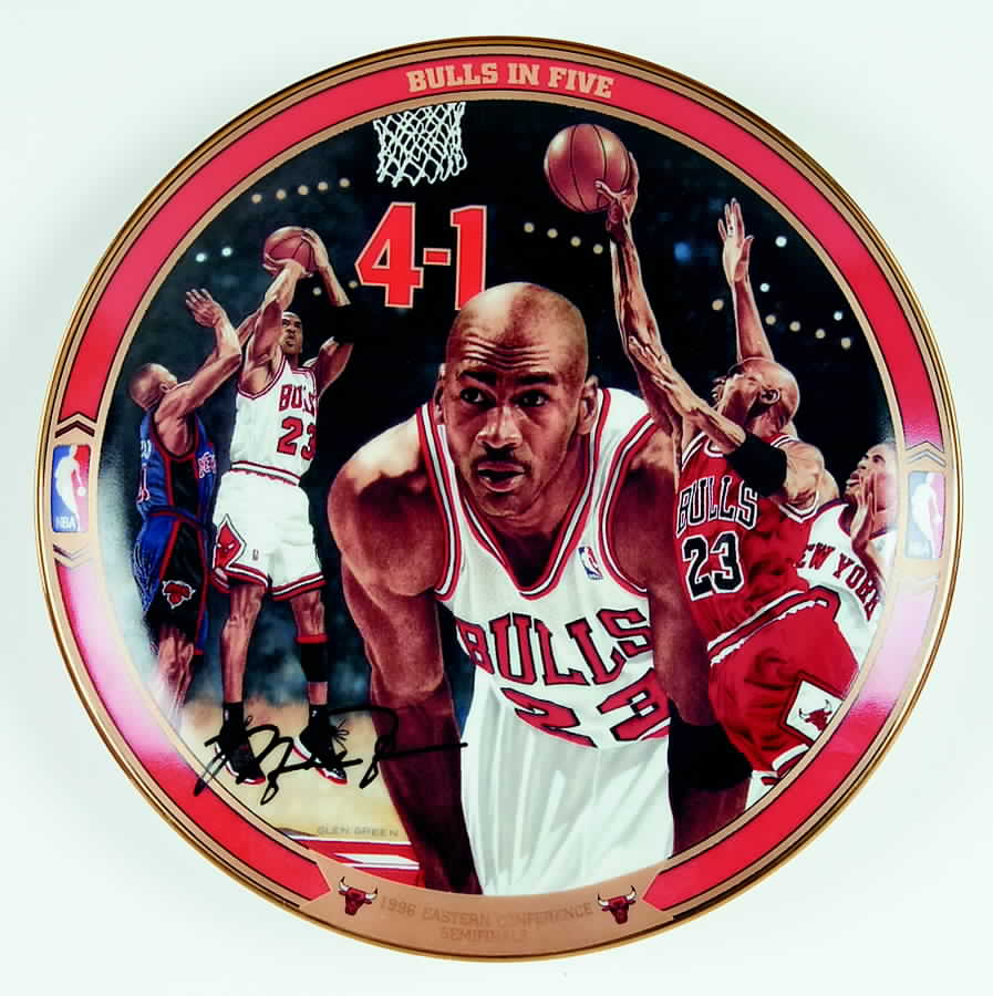 Michael Jordans Return To Greatness Bulls In Five - No Box by Bradford Exchange-1