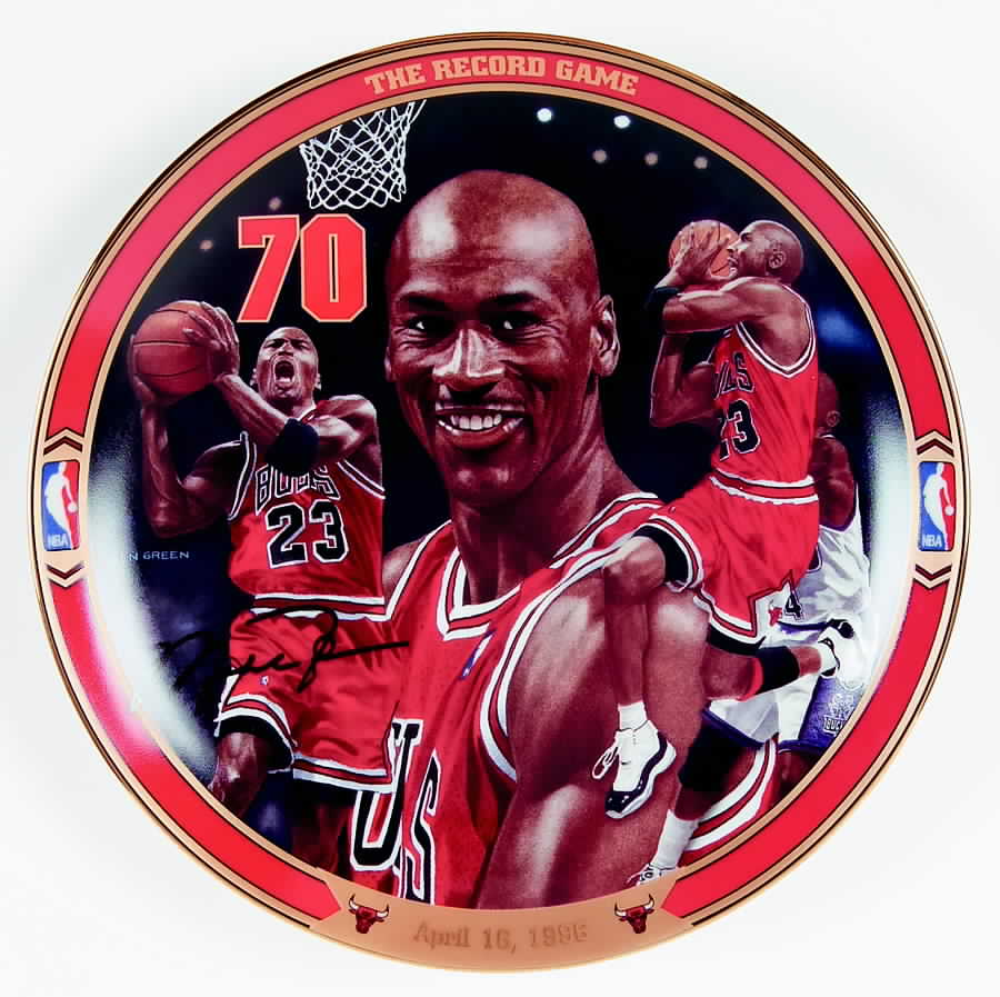 Michael Jordans Return To Greatness Record Game - No Box by Bradford Exchange-1