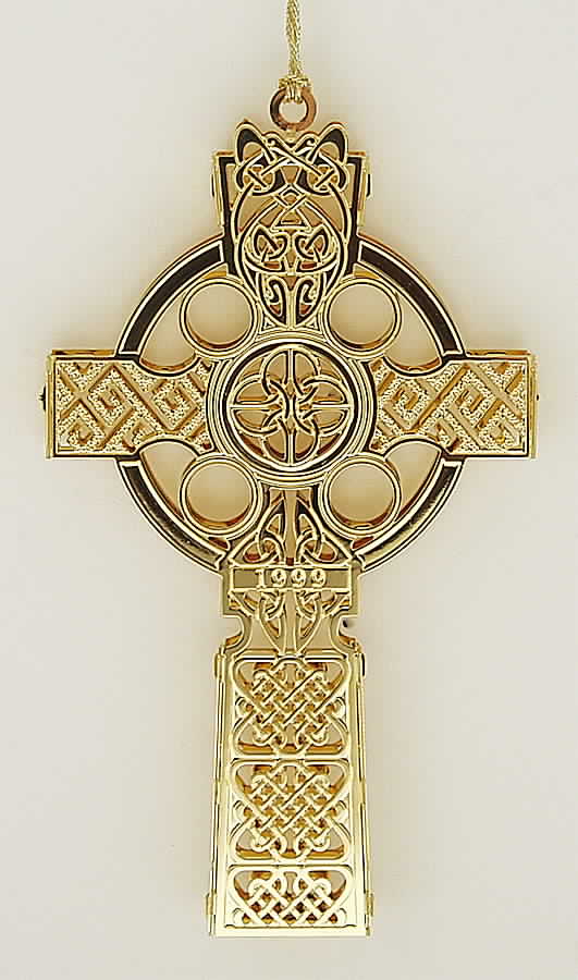 Baldwin Annual Christmas Ornament Celtic Cross - Boxed by Baldwin Brass-1
