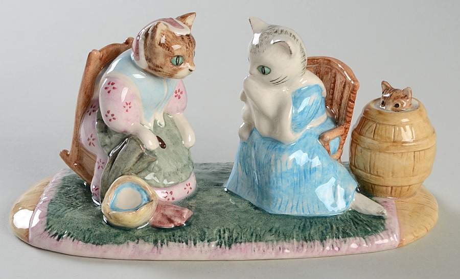 Beatrix Potter Annual Tableau Figurine My Dear Son Thomas-Bp11b - Boxed by Beswick-1