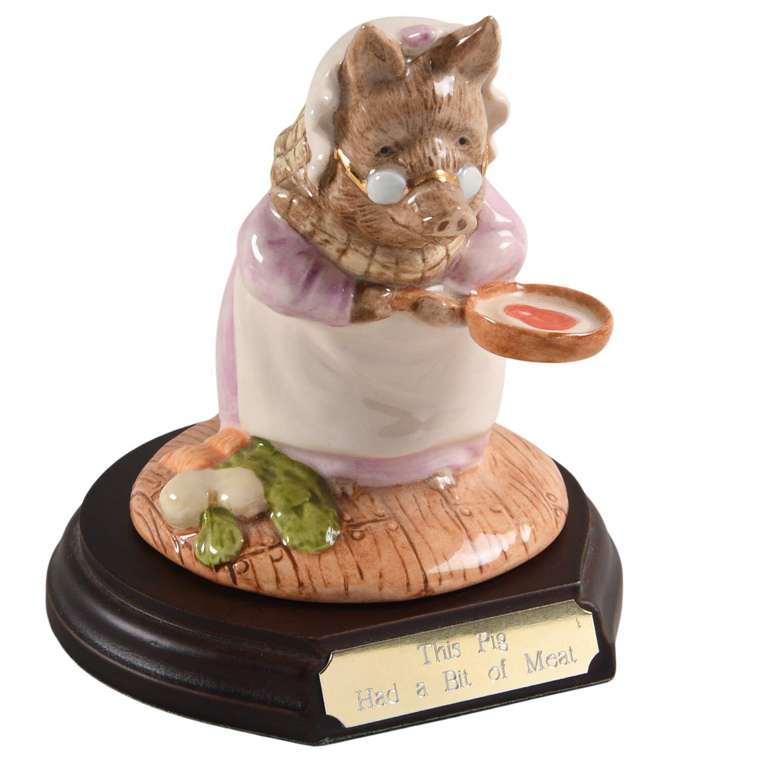 Beatrix Potter Annual Tableau Figurine This Pig Had A Bit Of Meat - Bp9 - No Box by Beswick-1