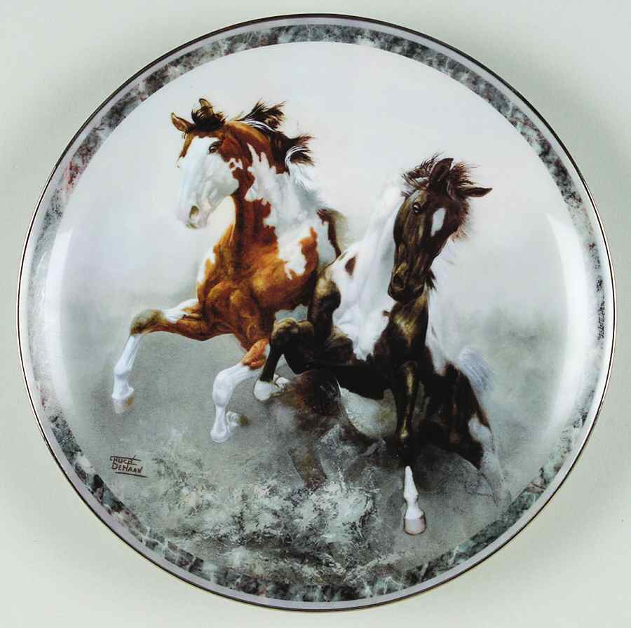 Galloping Glory Thundering Hooves - No Box by Bradford Exchange-1