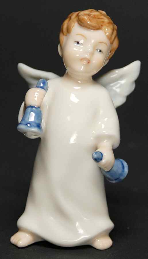 Annual Little Angels Boy With Bells - No Box by Bing & Grondahl-1