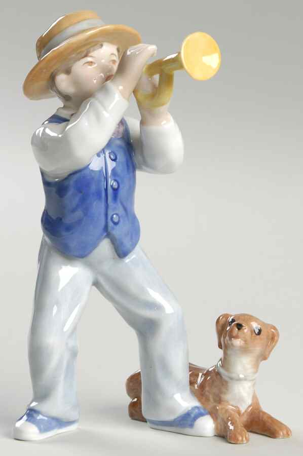 The Little Orchestra Carl-Playing The Trumpet - Boxed by Bing & Grondahl-1