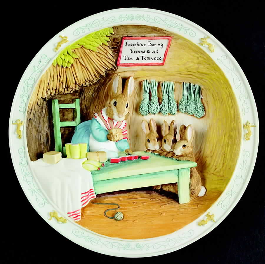 Tale of Peter Rabbit & Benjamin Bunny Rosemary Tea & Lavender - No Box by Bradford Exchange-1