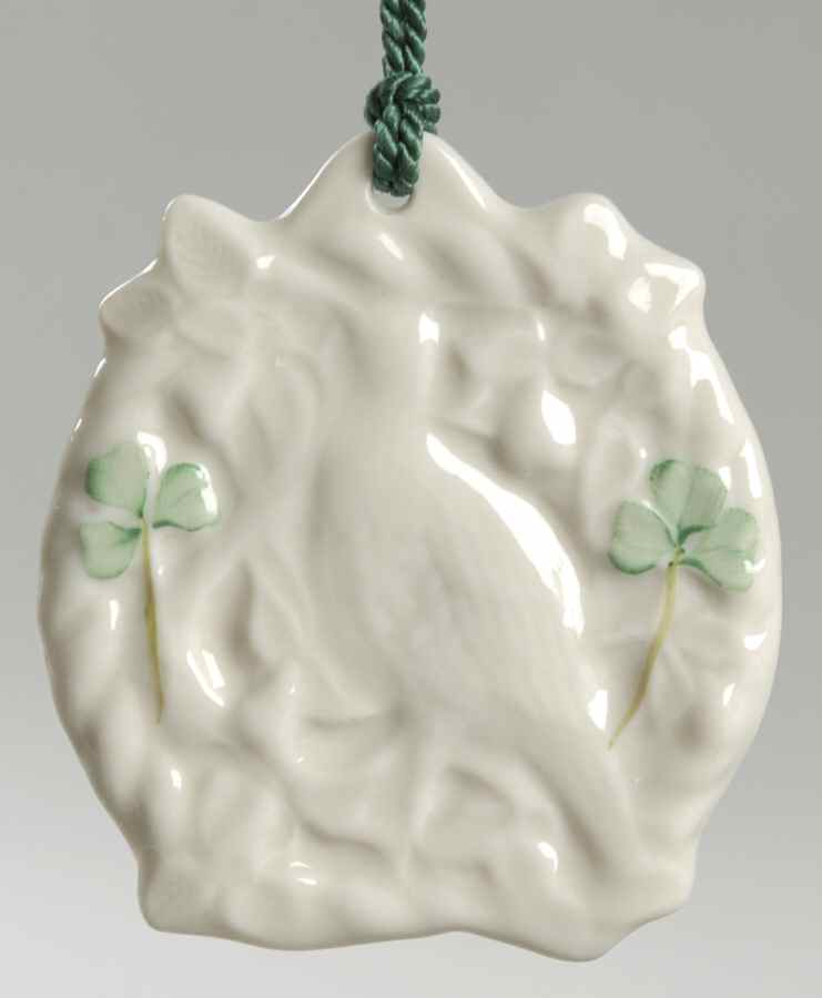 Twelve Days of Christmas-Shamrock Partridge In A Pear Tree - No Box by Belleek Pottery (Ireland)-1