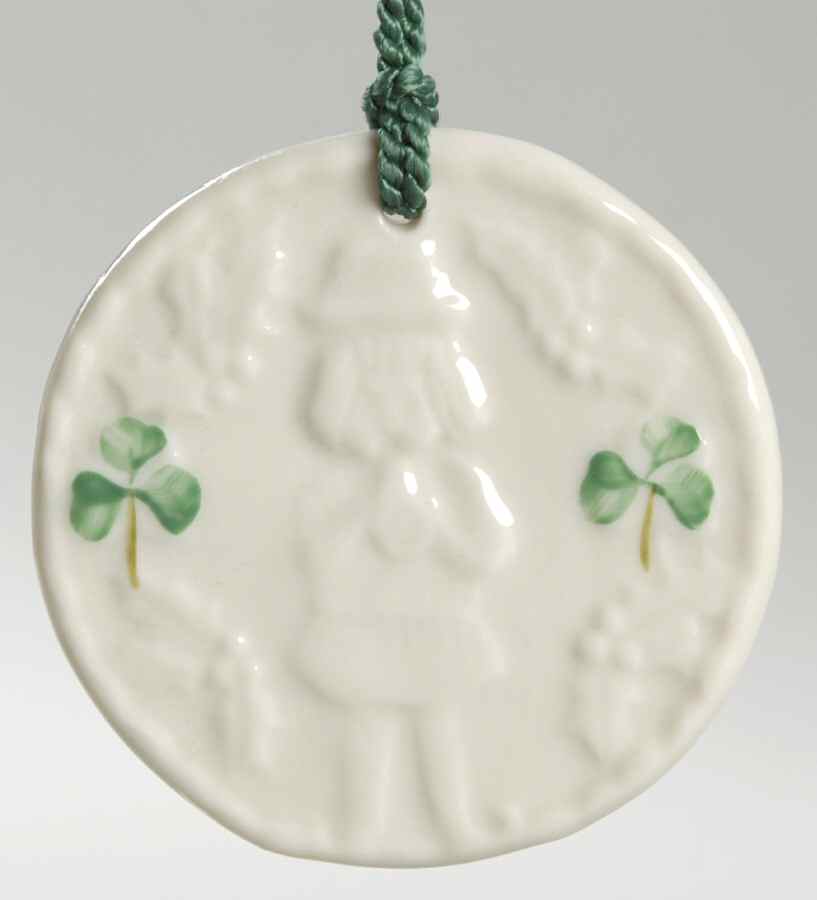 Twelve Days of Christmas-Shamrock 10 Pipers Piping - No Box by Belleek Pottery (Ireland)-1