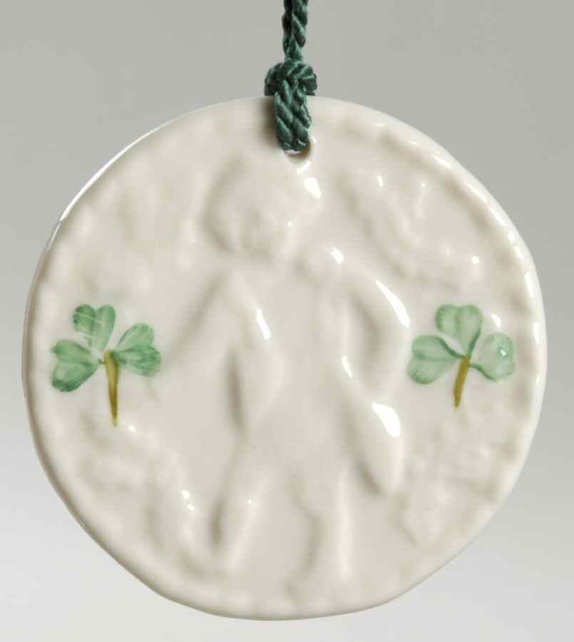 Twelve Days of Christmas-Shamrock 11 Lords A Leaping - Boxed by Belleek Pottery (Ireland)-1