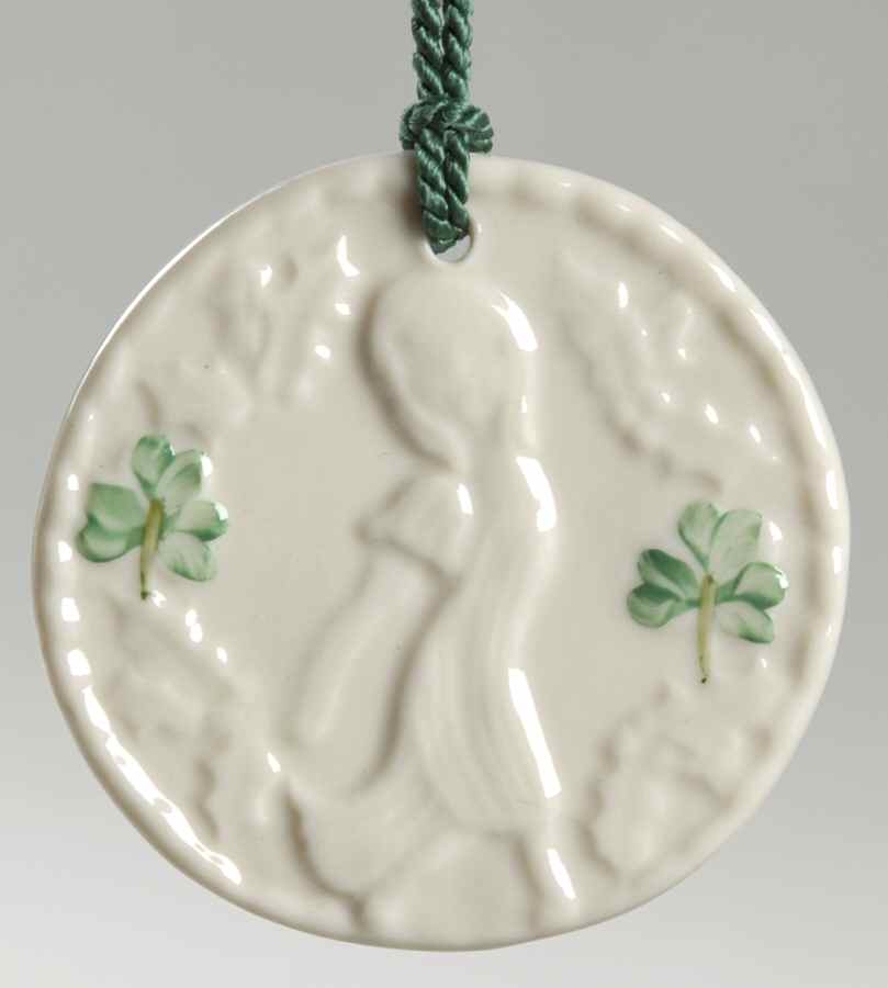 Twelve Days of Christmas-Shamrock 12 Ladies Dancing - No Box by Belleek Pottery (Ireland)-1