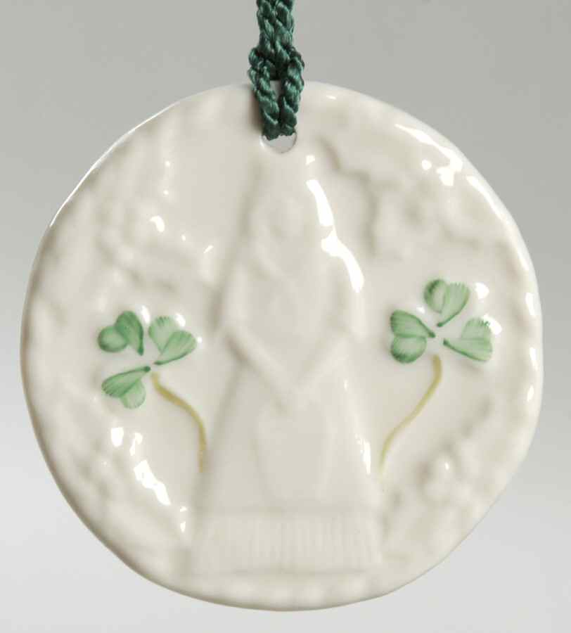 Twelve Days of Christmas-Shamrock 8 Maids A Milking - No Box by Belleek Pottery (Ireland)-1