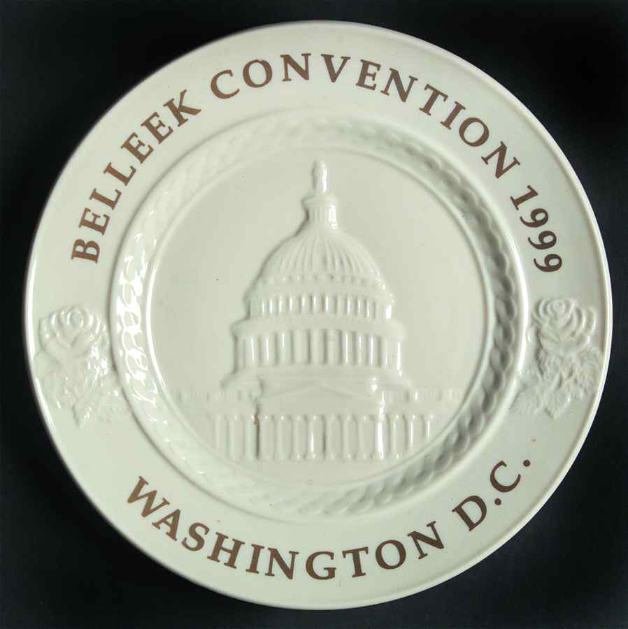 Belleek Pottery Plates Belleek Convention Wash D.C. - With Box by Belleek Pottery (Ireland)-1
